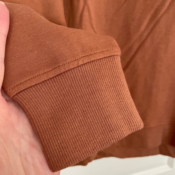 Terrera Terracotta Side-Zip Sweatshirt - Picture 4 of 6